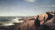 William Stanley Haseltine Rocks at Nahant oil on canvas